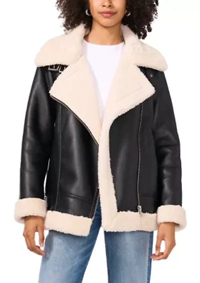 Women's Sherpa Moto Jacket