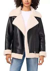 Women's Sherpa Moto Jacket