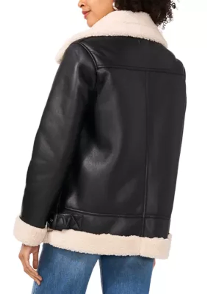 Women's Sherpa Moto Jacket
