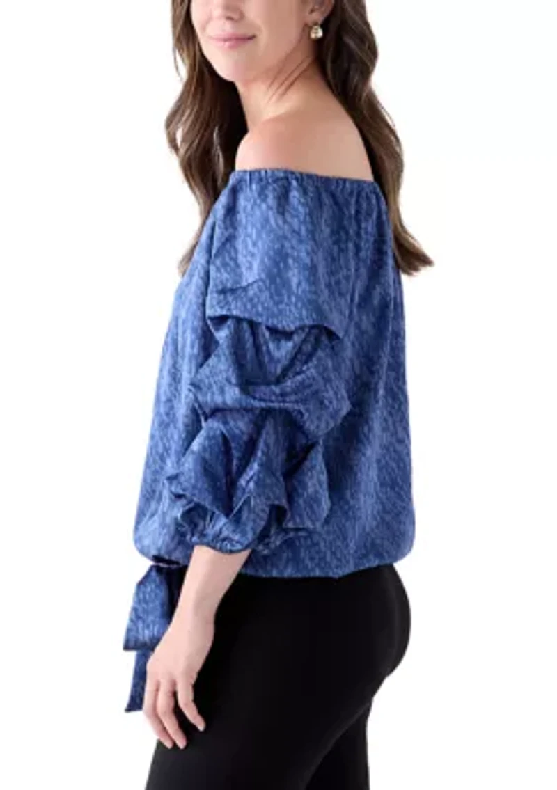 Women's Off the Shoulder Cha Sleeve Blouse