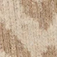 Women's Sequin Leopard Sweater