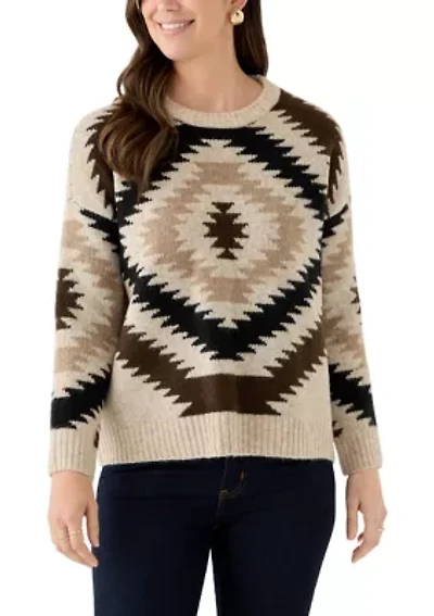 Women's Aztec Print Sweater