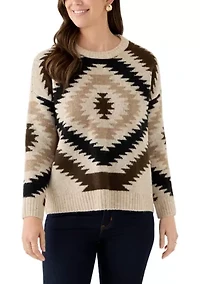 Women's Aztec Print Sweater