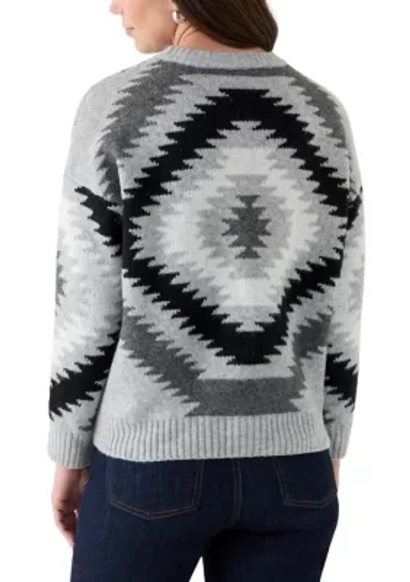 Women's Aztec Print Sweater