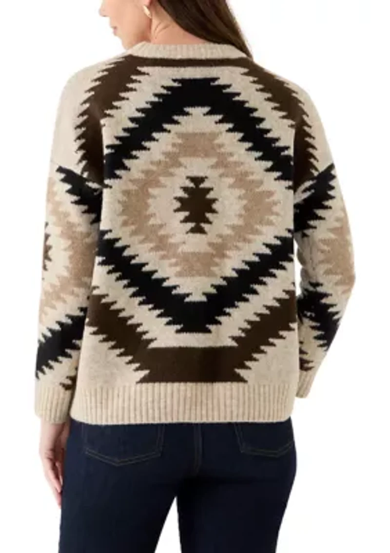 Women's Aztec Print Sweater
