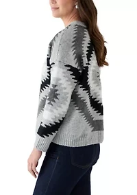 Women's Aztec Print Sweater