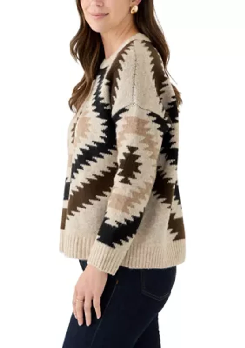Women's Aztec Print Sweater