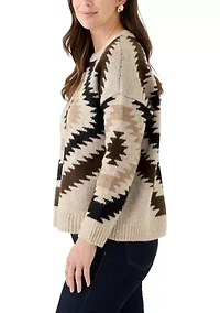 Women's Aztec Print Sweater