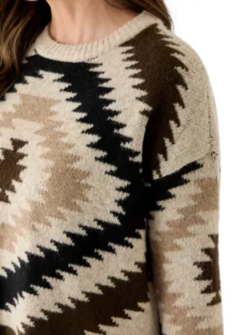 Women's Aztec Print Sweater