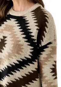 Women's Aztec Print Sweater