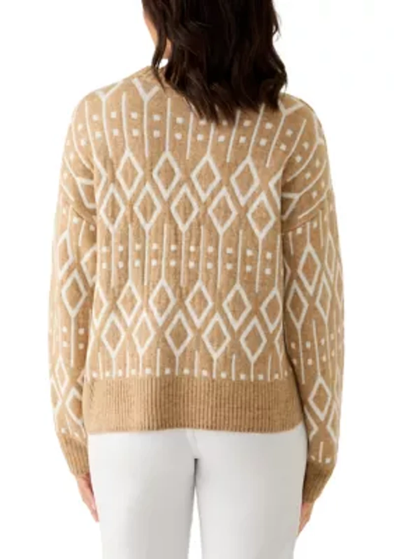 Women's Fairisle Crew Neck Sweater