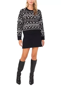 Women's Fairisle Crew Neck Sweater