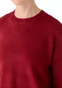 Women's Long Sleeve Mock Neck Sweater with Slip Dress