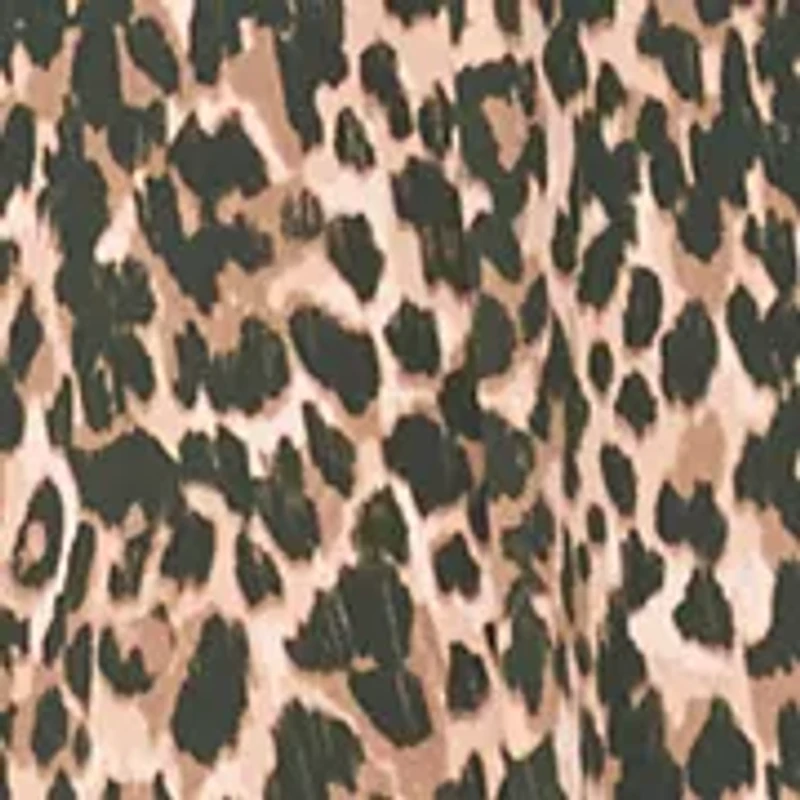 Women's Elbow Sleeve Animal Print Maxi Dress