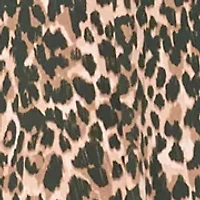 Women's Elbow Sleeve Animal Print Maxi Dress