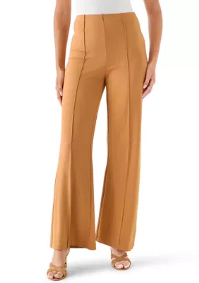 Women's Wide Leg Ponte Pants