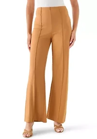 Women's Wide Leg Ponte Pants