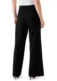 Women's Wide Leg Ponte Pants