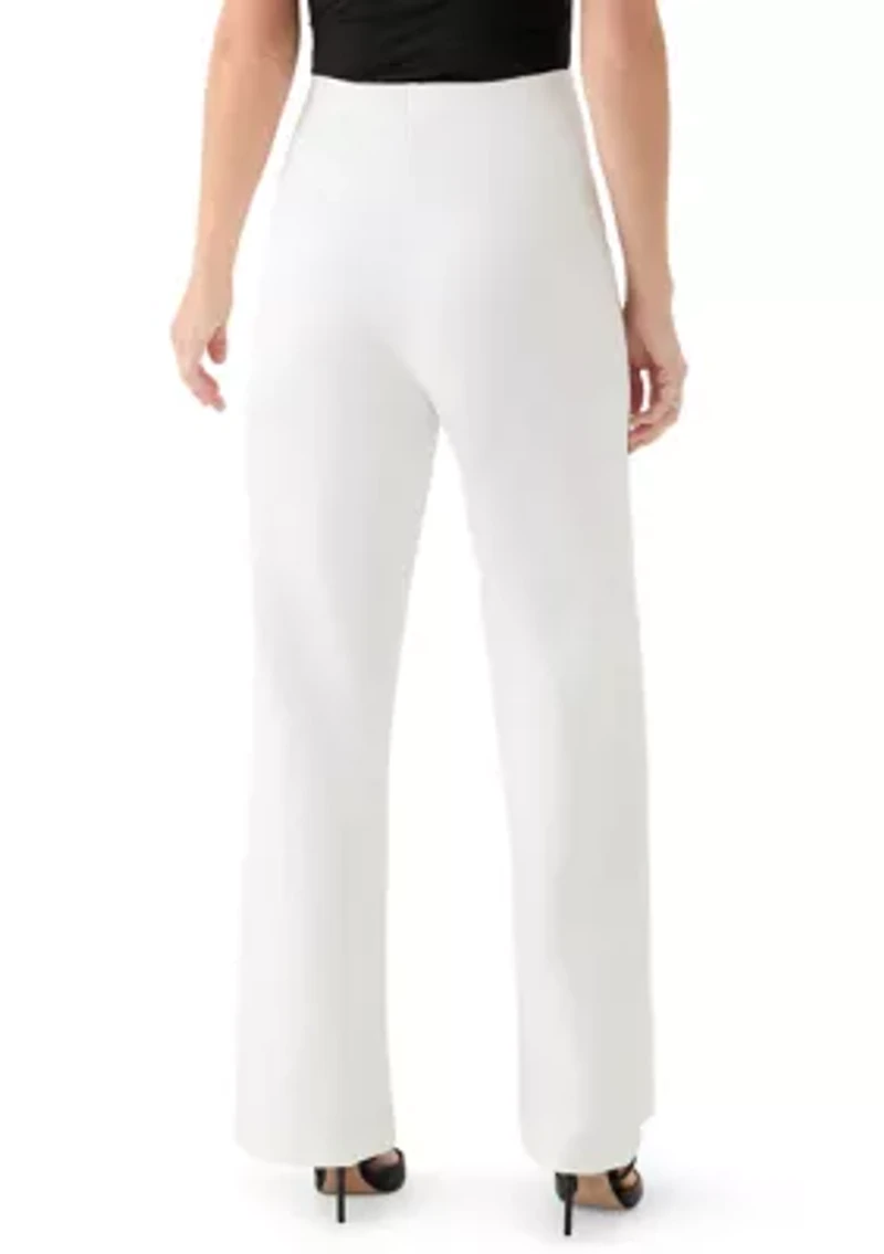 Women's Wide Leg Ponte Pants