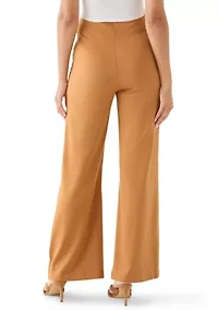 Women's Wide Leg Ponte Pants
