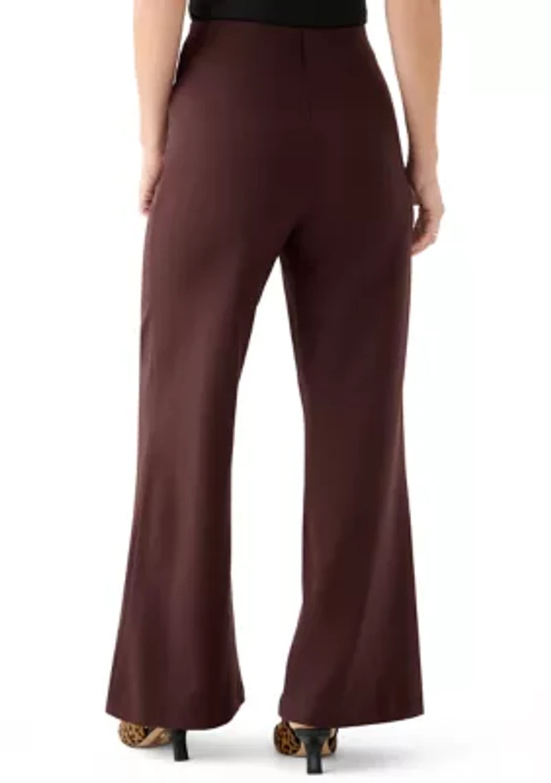 Women's Wide Leg Ponte Pants