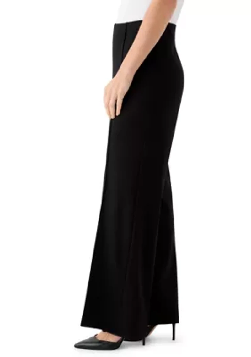 Women's Wide Leg Ponte Pants