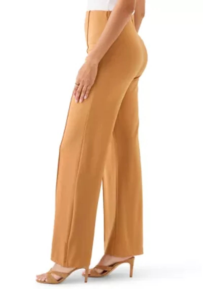 Women's Wide Leg Ponte Pants