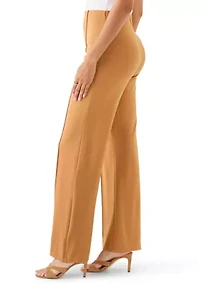 Women's Wide Leg Ponte Pants