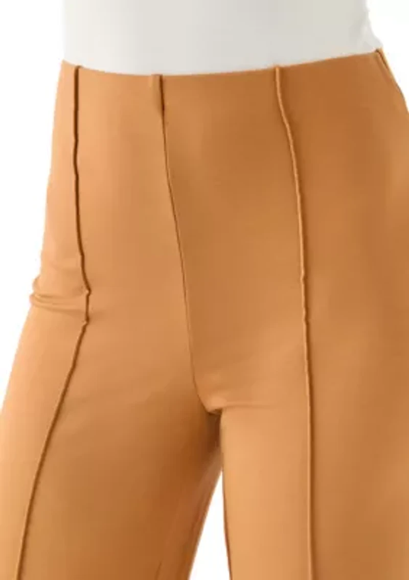 Women's Wide Leg Ponte Pants