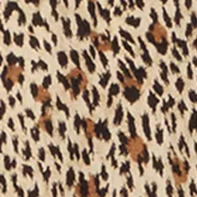 Women's Long Sleeve Leopard Print Dress