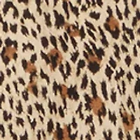 Women's Long Sleeve Leopard Print Dress