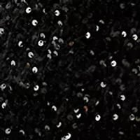 Women's Long Sleeve Velvet Sequin Mini Dress