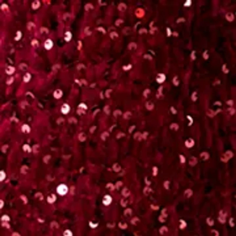 Women's Long Sleeve Velvet Sequin Mini Dress