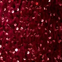 Women's Long Sleeve Velvet Sequin Mini Dress