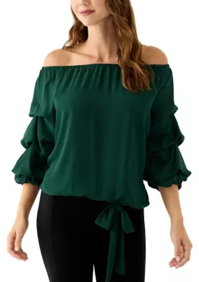 Women's Off the Shoulder Cha Sleeve Blouse