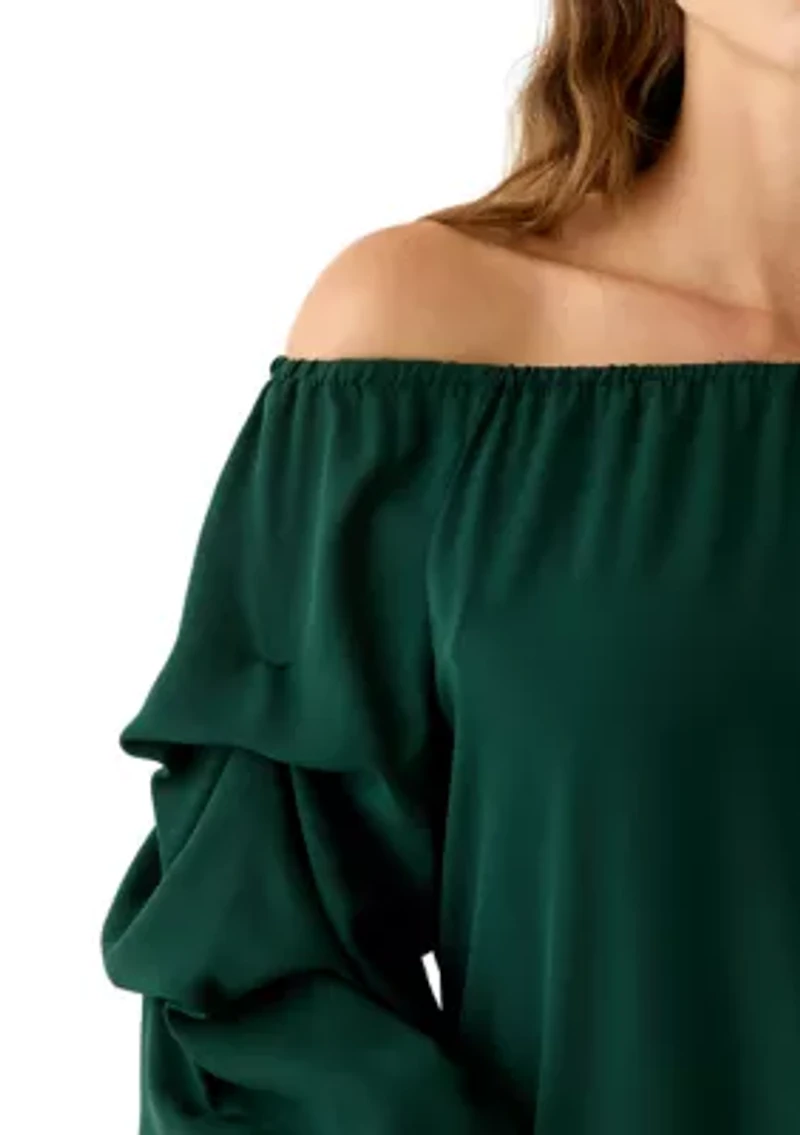 Women's Off the Shoulder Cha Sleeve Blouse