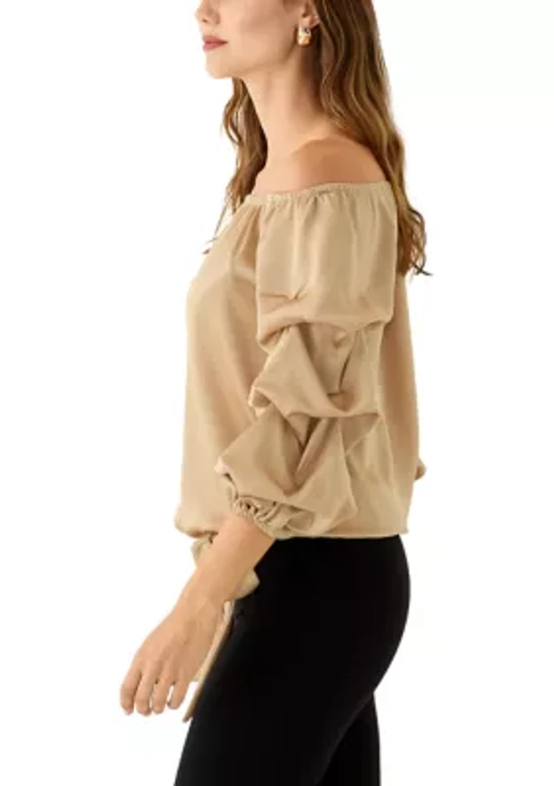 Women's Off the Shoulder Cha Sleeve Blouse
