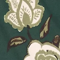 Women's Long Sleeve Printed Wrap Top