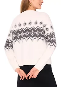 Women's Long Sleeve Crew Neck Sweater