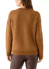 Women's Long Sleeve All Over Horse Sweater