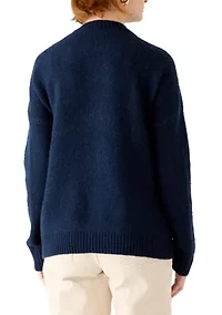 Women's Long Sleeve All Over Horse Sweater