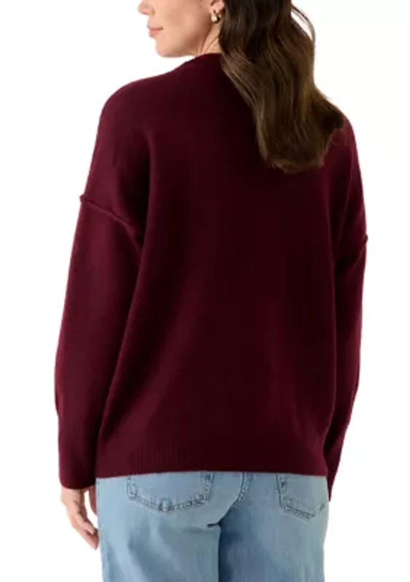 Women's Long Sleeve Bow Sweater