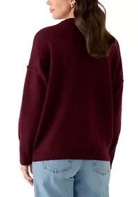 Women's Long Sleeve Bow Sweater