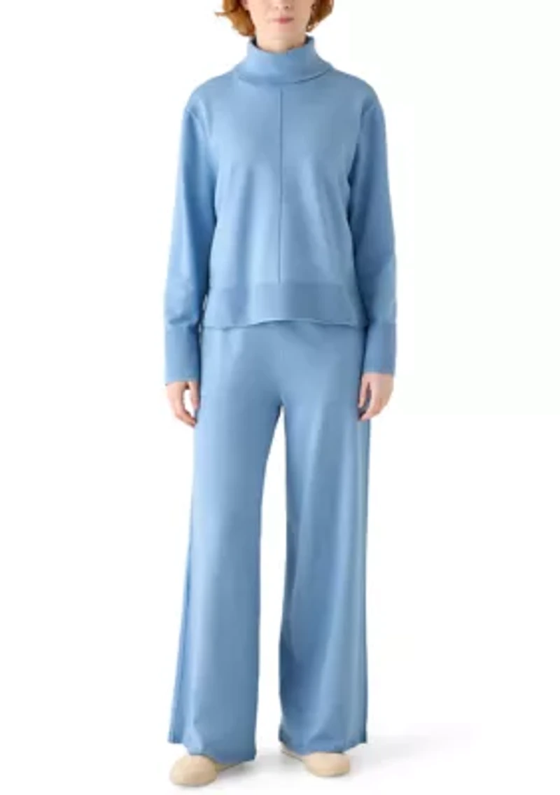 Women's Long Sleeve Split Seam Sweater