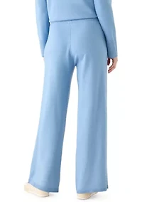 Women's Wide Leg Athletic Sweater Pants