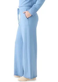 Women's Wide Leg Athletic Sweater Pants