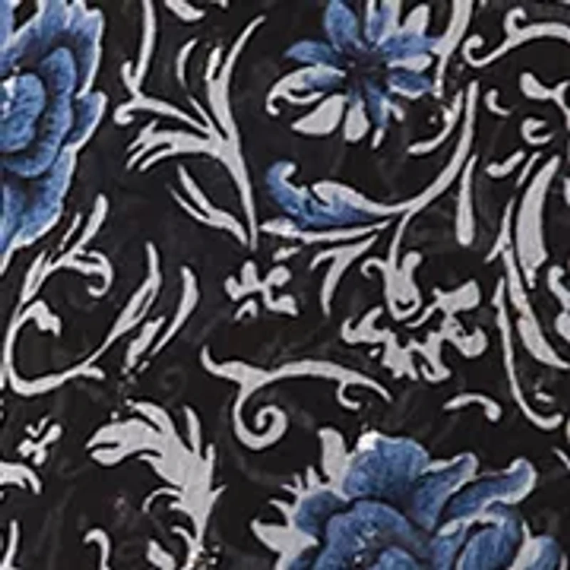 Women's Flutter Sleeve Floral V-Neck Blouse