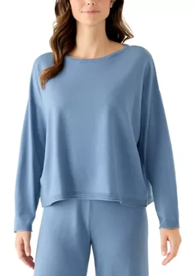 Women's Long Sleeve Boat Neck Sweater