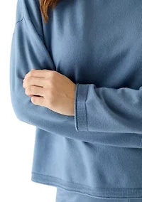 Women's Long Sleeve Boat Neck Sweater