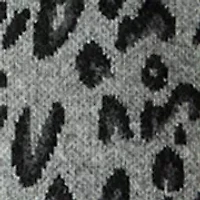 Women's V-Neck Leopard Print Sweater Dress